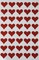 Metallic Red Heart Stickers 3/4 Inch – 400 Pack | Valentine’s Day, Classroom Rewards & Crafts
